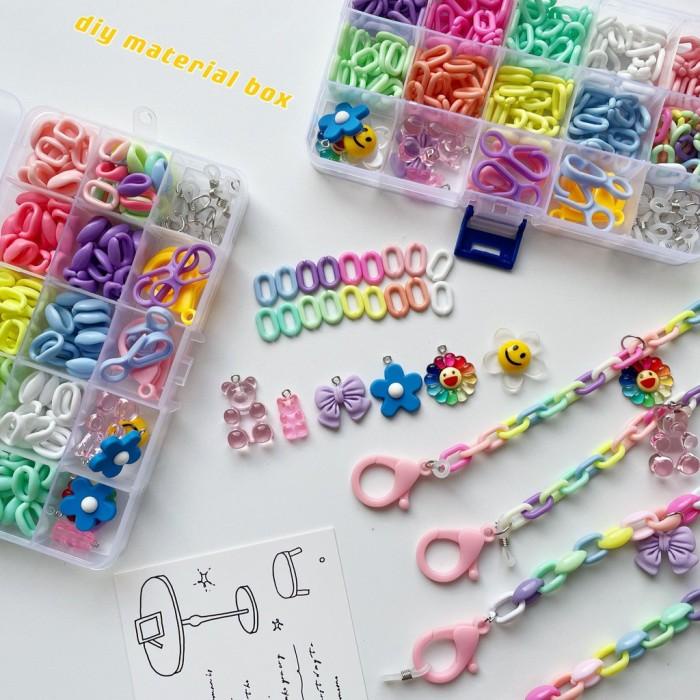 

Terlaris 1 Set Diy Kalung Masker/Tali Rantai Masker/Mask Chain/Strap Masker