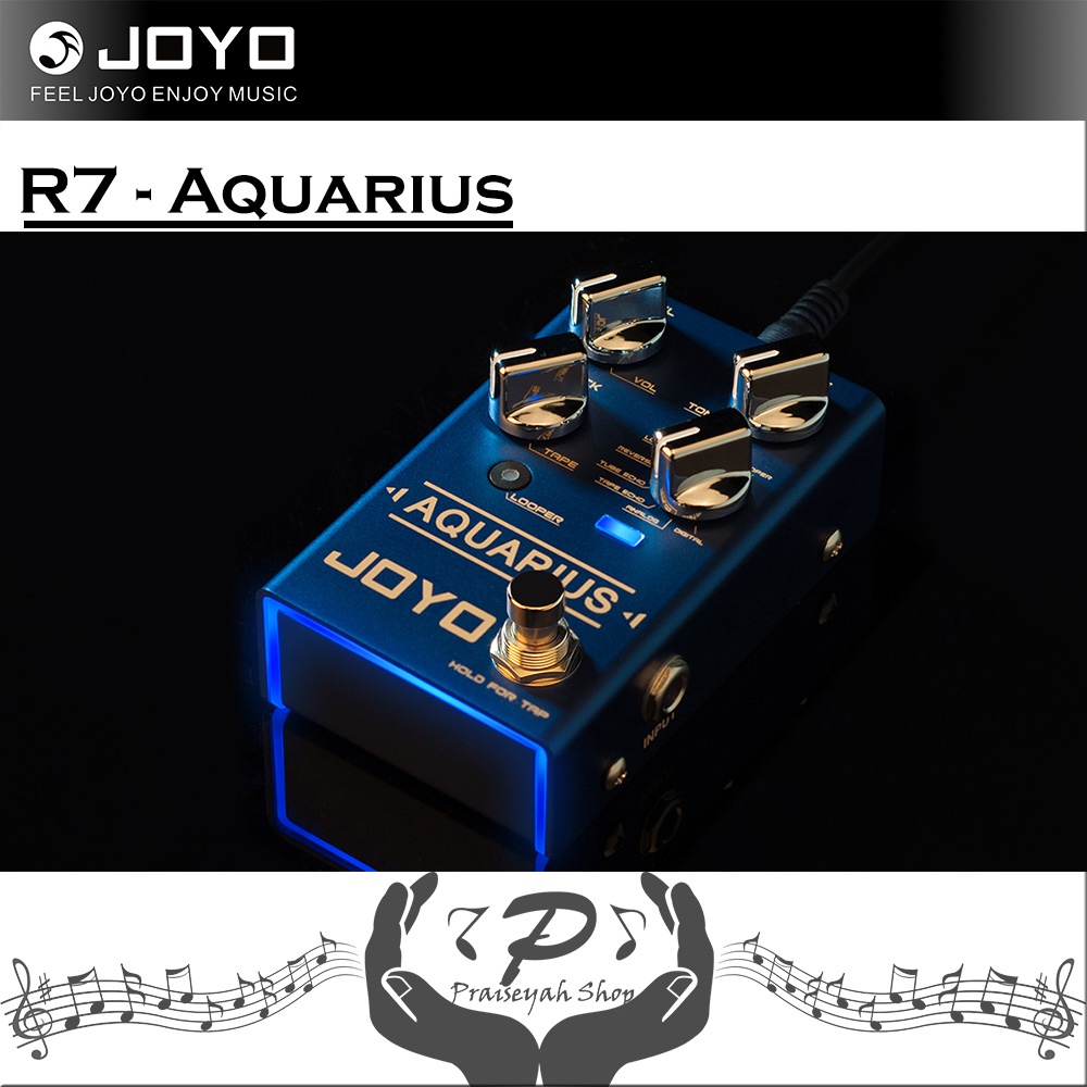 Joyo R07 Aquarius Pedal Efek Gitar Delay Looper Original R-07