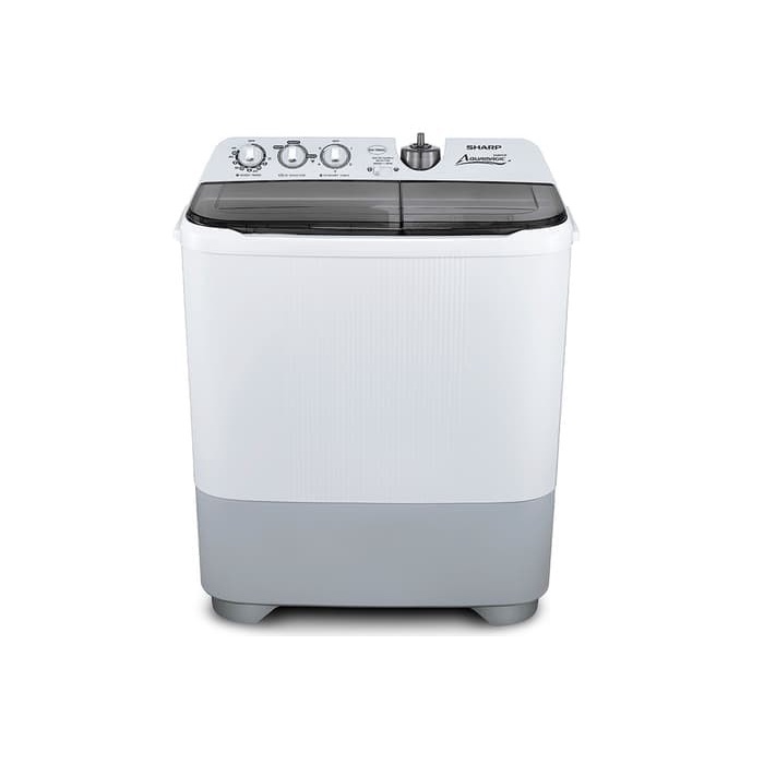 SHARP ES-T96CL MESIN CUCI 2 TABUNG AQUA MAGIC EST96CL 9KG