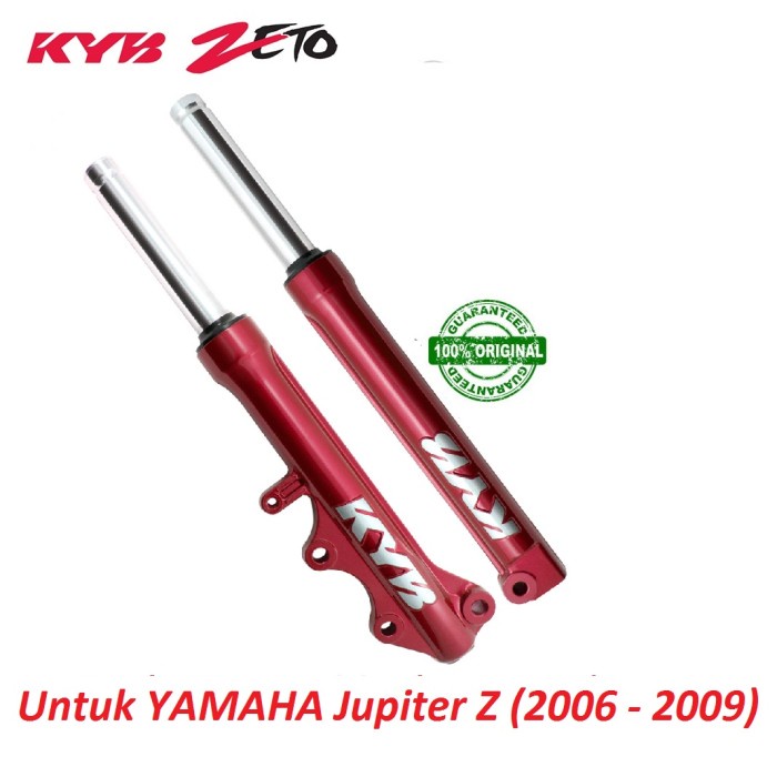 shockbreaker shock depan Jupiter Z asli ori kayaba kyb zeto MERAH ORIGINAL