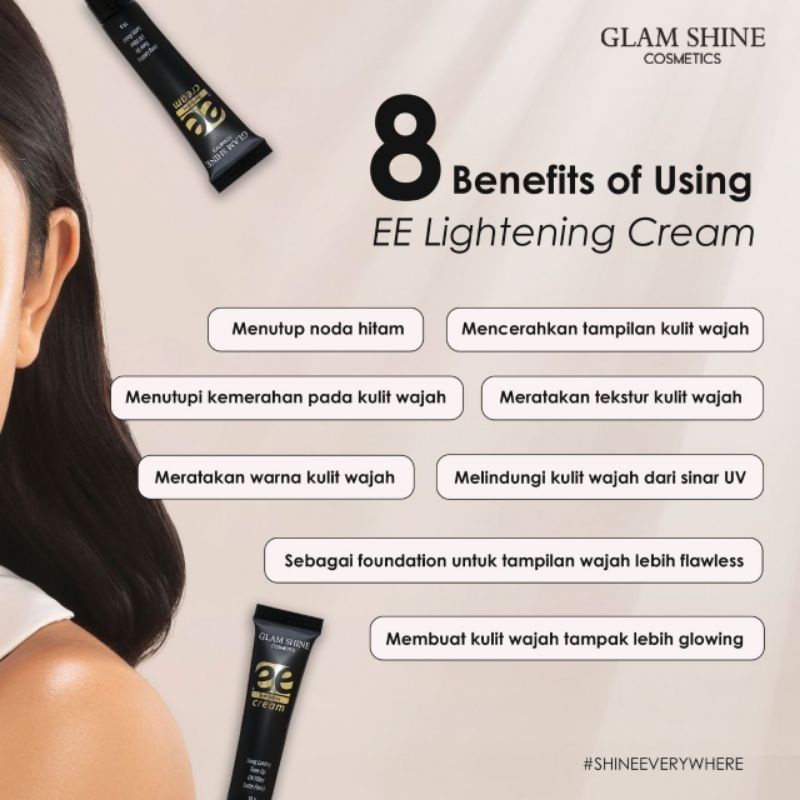 EE lightening cream glamshine