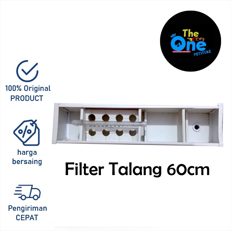 Top Filter Talang 60cm Box Filter Atas Talang Filter