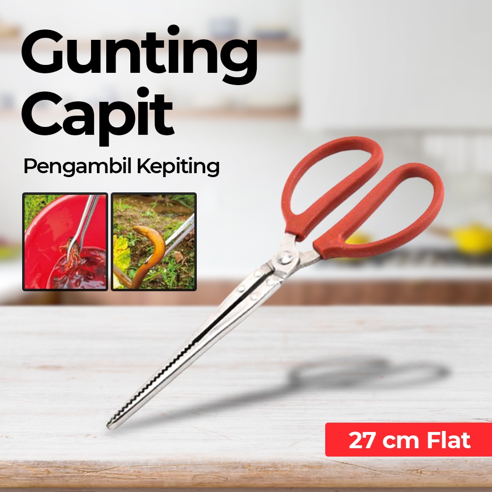 Gunting Capit Pengambil Kepiting 28cm Flat - 7RTH7WXX CT1716