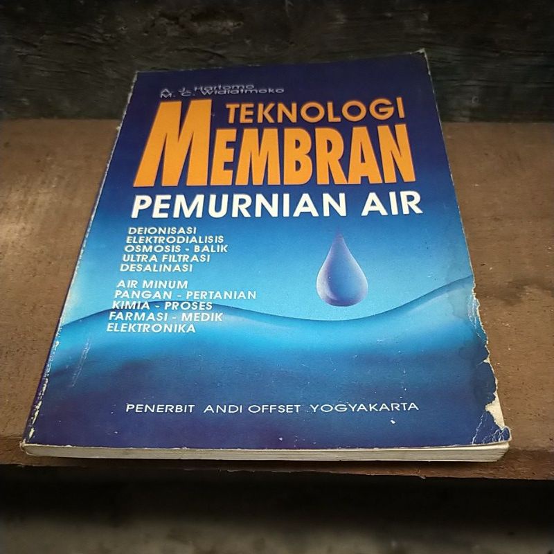 

buku teknologi membran pemurnian air