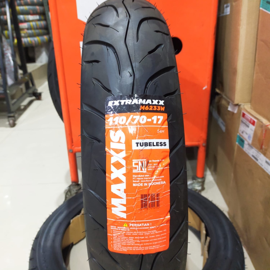 Ban Maxxis Extramaxx 110 70 Ring 17 Tubeless Free Pentil CBR CB150R