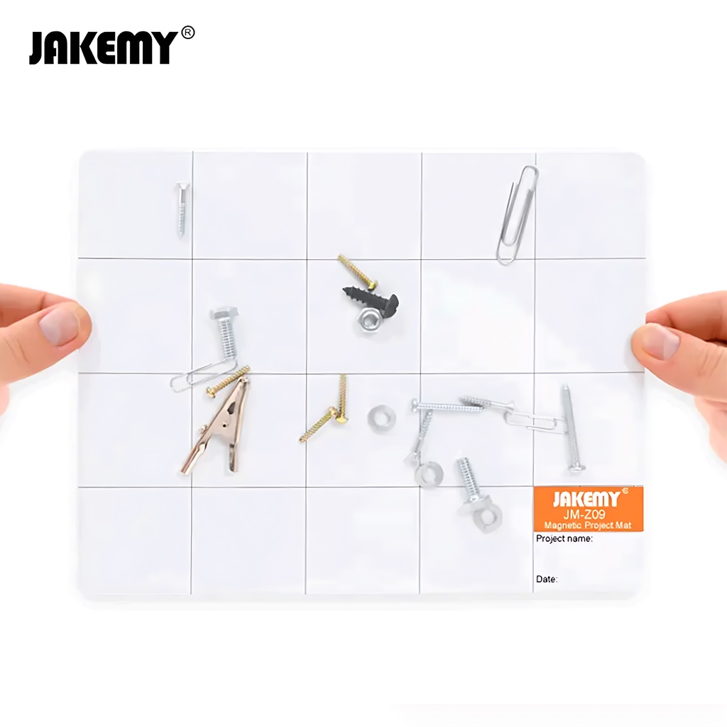 Jakemy Magnetic Work Mat Pad with Erasable Marking Pen &amp; Brush -JM-Z09