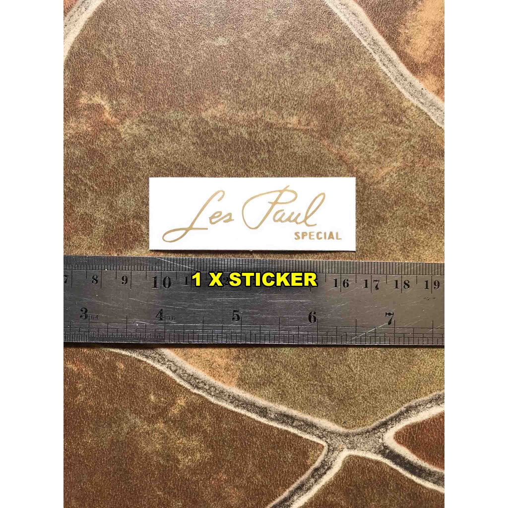 Sticker Logo Tulisan Lespaul Special for Gitar Headstock Gibson Lp Sg Elektrik Akustik Folk Klasik N