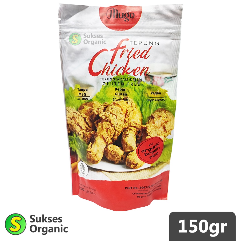 

Tepung Bumbu Ayam Goreng FRIED CHICKEN Gluten Free Mugo 150gr