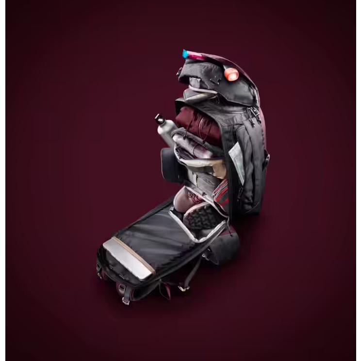 FORCLAZ Travel 100 Tas Ransel 40L Trekking Dengan Kantong Hujan