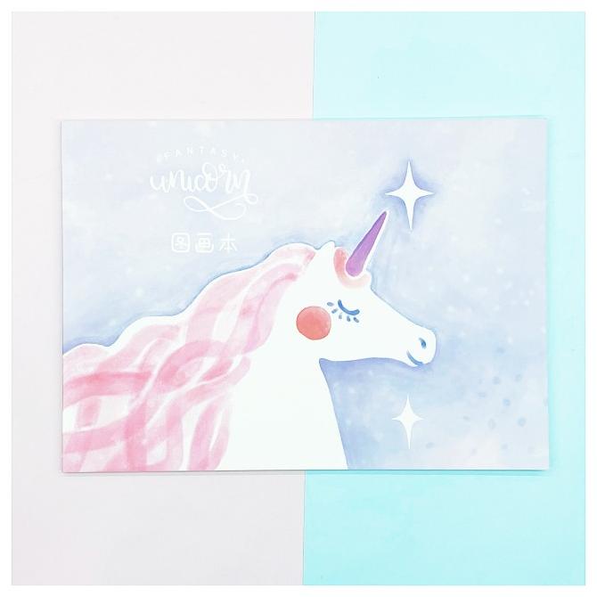 

buku gambar sketch book unicorn v2