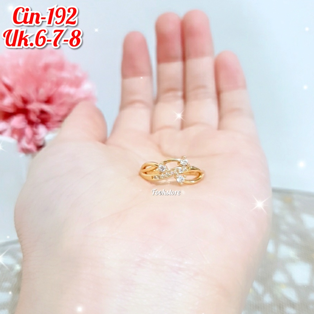 CINCIN DEWASA MODEL TERBARU PERHIASAN XUPING/CIN192