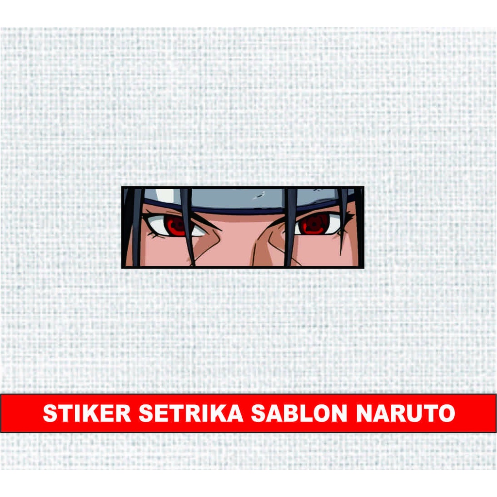 

Stiker Setrika Sablon DTF Anime Naruto/Stiker Sablon Mata