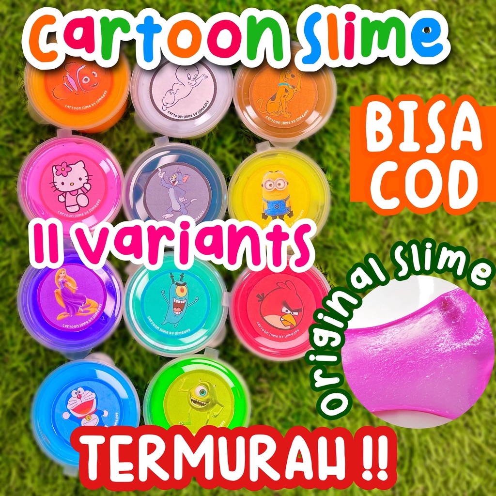 [PROMO] CARTOON SLIME [TERMURAH] MAINAN ANAK