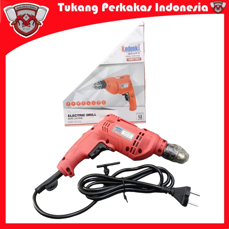 Paket Mesin bor 10 mm Dan gerinda tangan Drill Gurinda Grenda Gerenda KODENKI