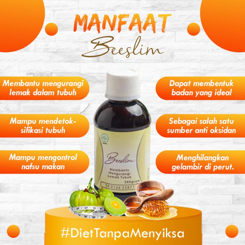 MADU DIET BEESLIM BEE SLIM HERBAL LANGSING ALAMI