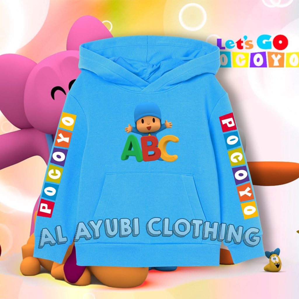 Hoodie Anak Pocoyo / Sweater Anak Pocoyo Animasi