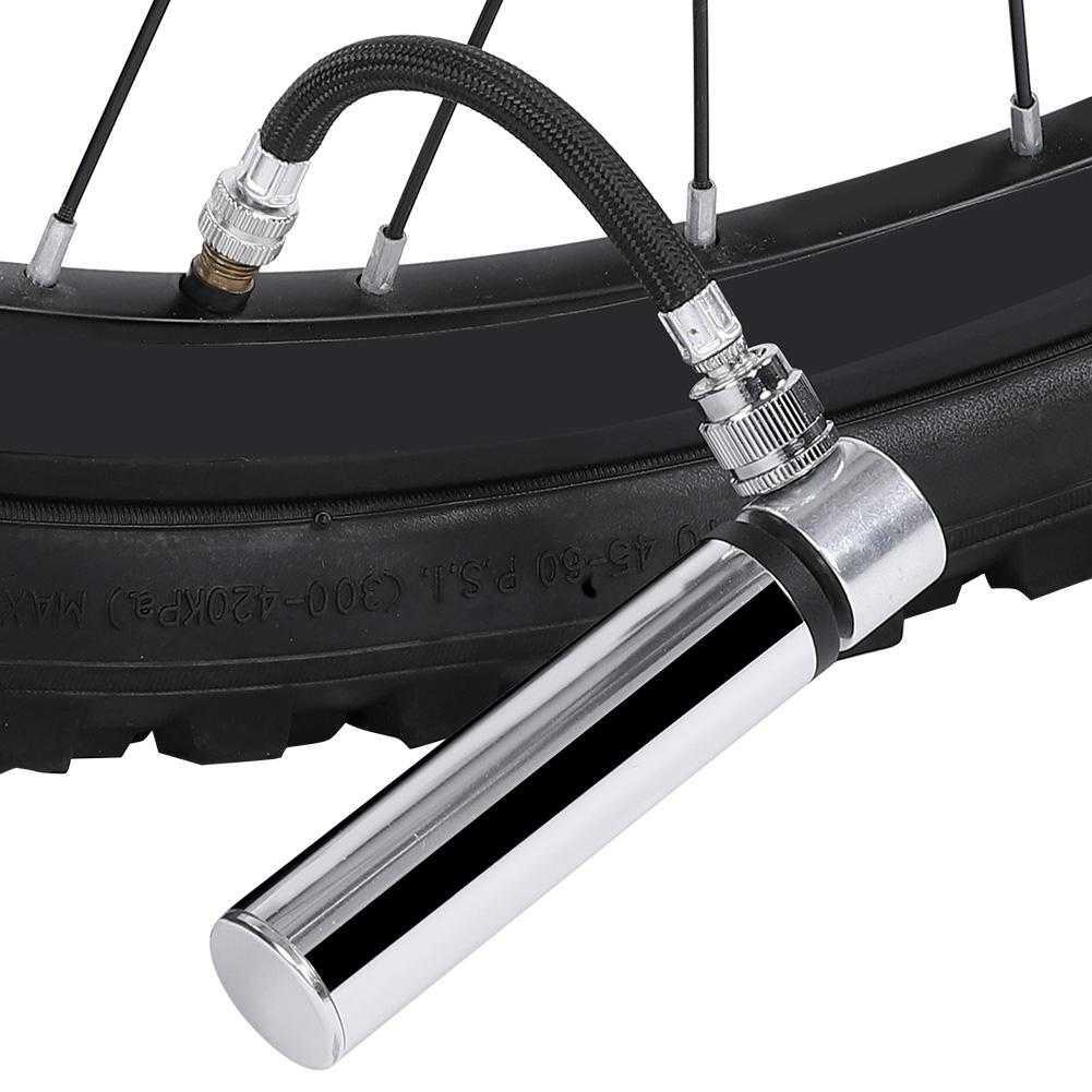 Pompa Manual Ban Sepeda Mini Bike Pump 120 PSI - PP-06 - Black