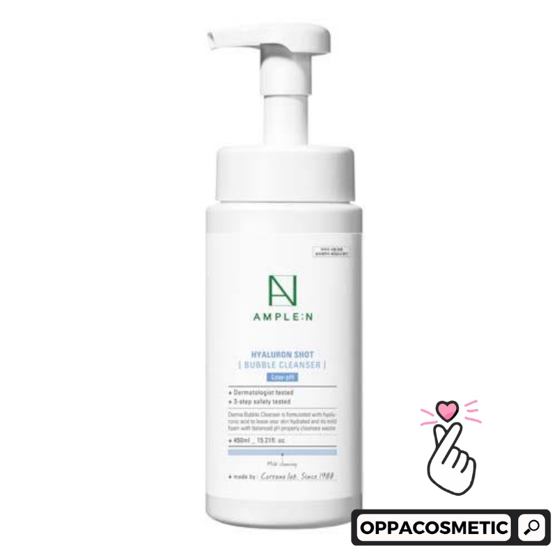 AMPLE:N Hyaluronshot Bubble Cleanser 450ml