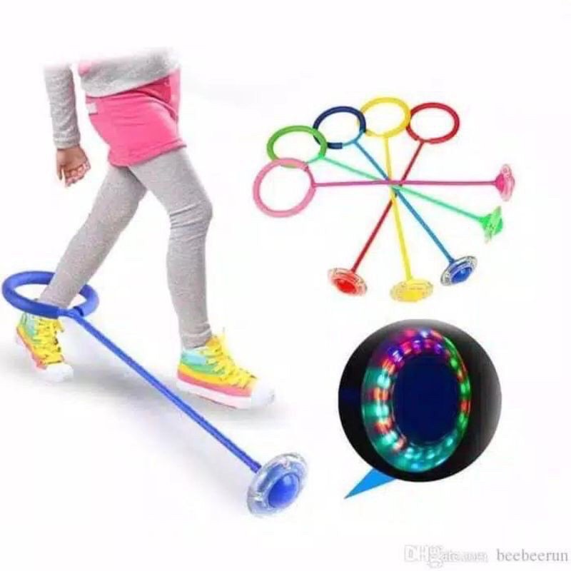 MAINAN HOLAHOP LED KAKI ALAT OLAHRAGA ANAK DAN DEWASA HULAHOP / MAINAN HULAHUP KAKI LAMPU NYALA / HU