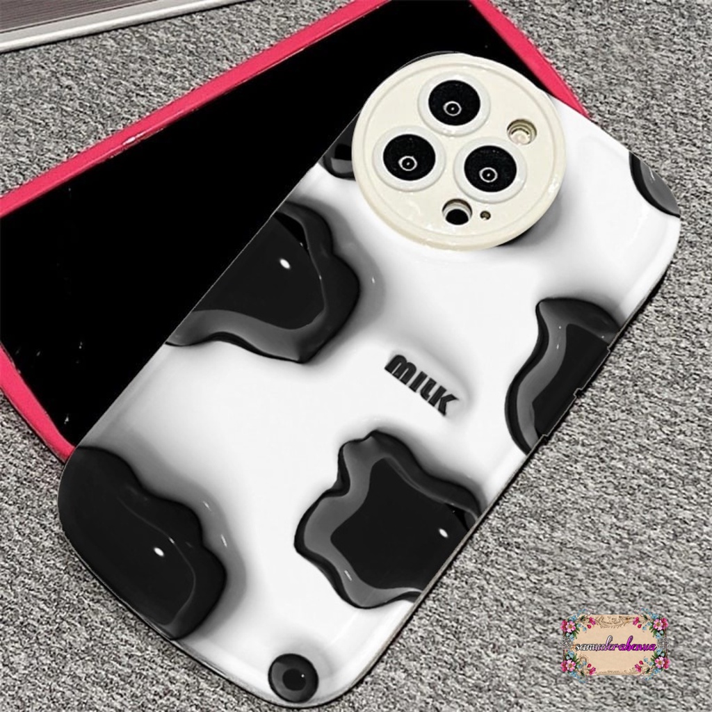SS150 SOFTCASE EFEK 3D MOTIF KULIT SAPI FOR IPHONE 6 6+ 7 8 SE 2020 7+ 8+ X XS XR XS MAX 11 12 13 14 PRO MAX SB4951