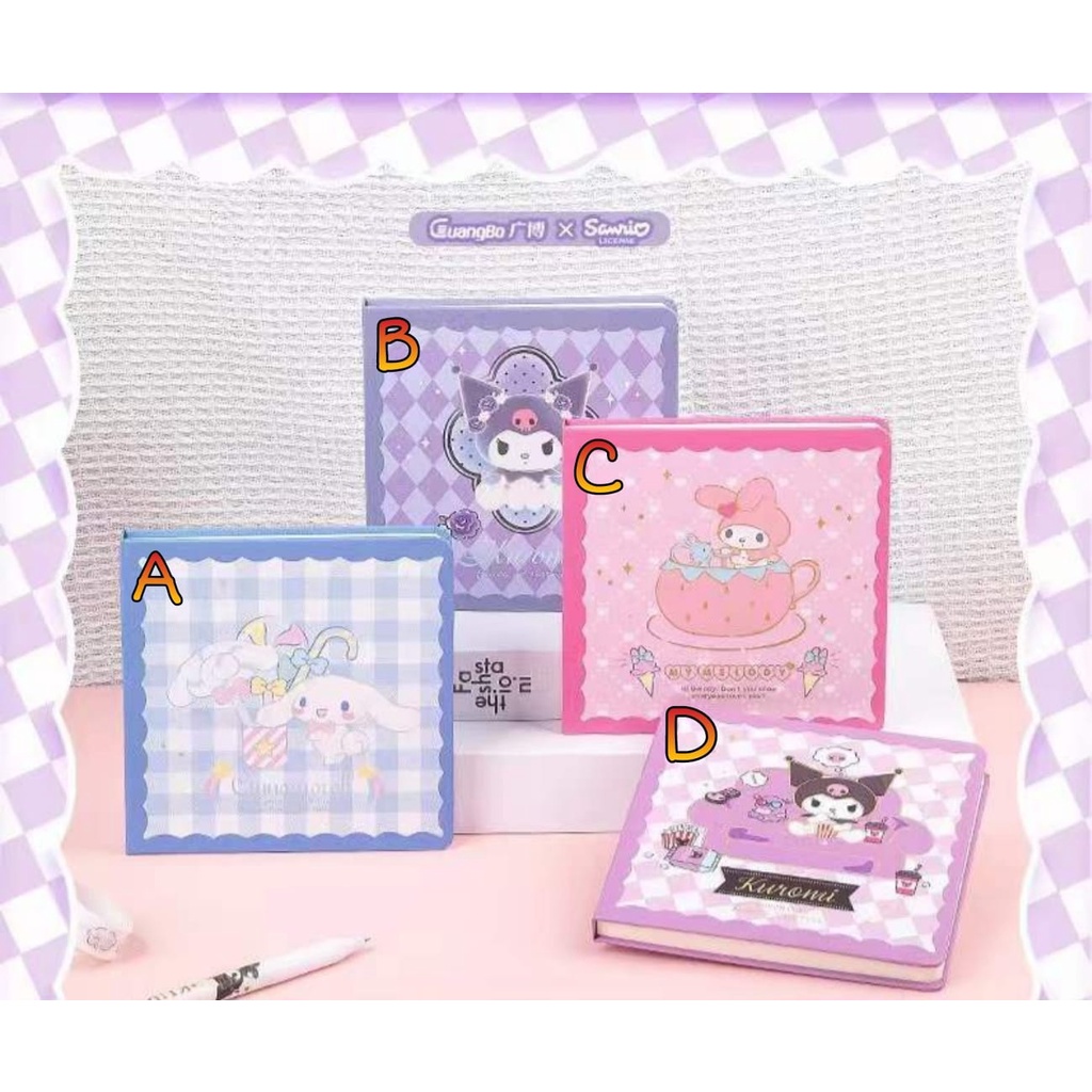 

NOTE BOOK MODEL ALBUM ORI MELODY CINAMOROLL (15X15)
