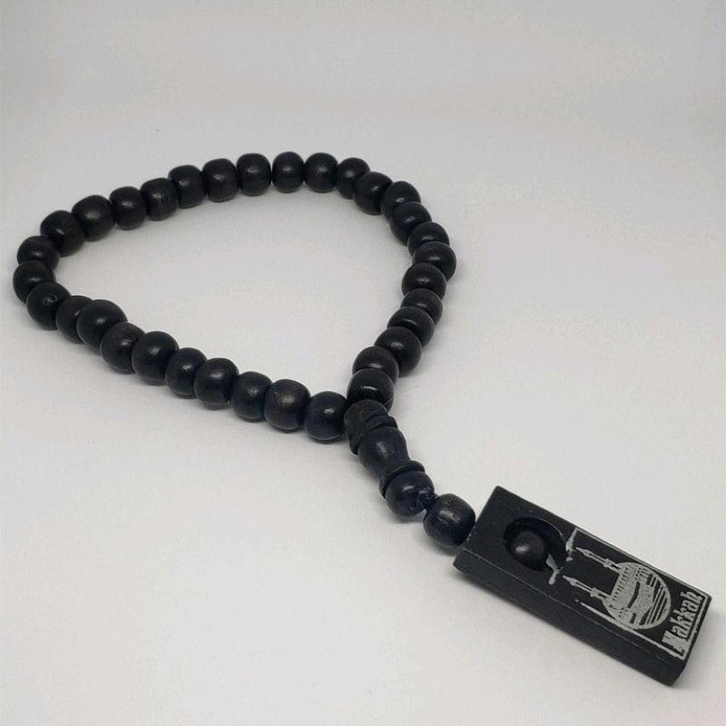 Tasbih Kayu / Tasbih Mutiara 33 Butir