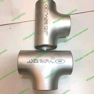 Terlaris Tee Las Sch40 Stainless Ss 304 6" Inch Ss304 Sch 40