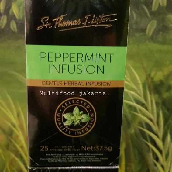 

➸ Lipton peppermint infusion tea ➧