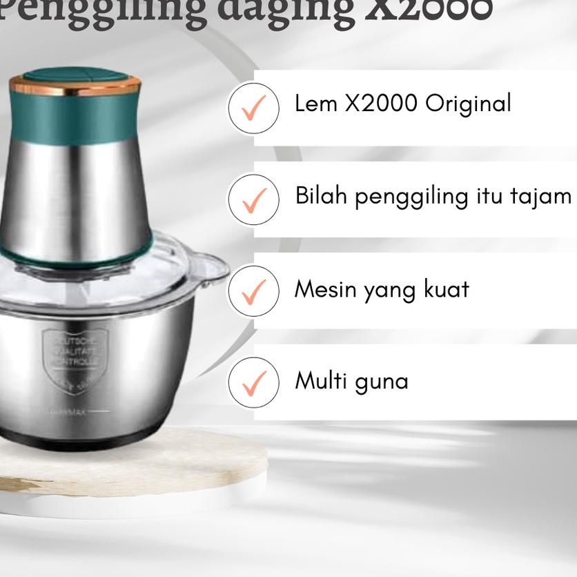 ◘ Blender X2000/ Penggiling daging X2000 sayur-mayur buah/ Blender multifungsi /Blender magic X2000 