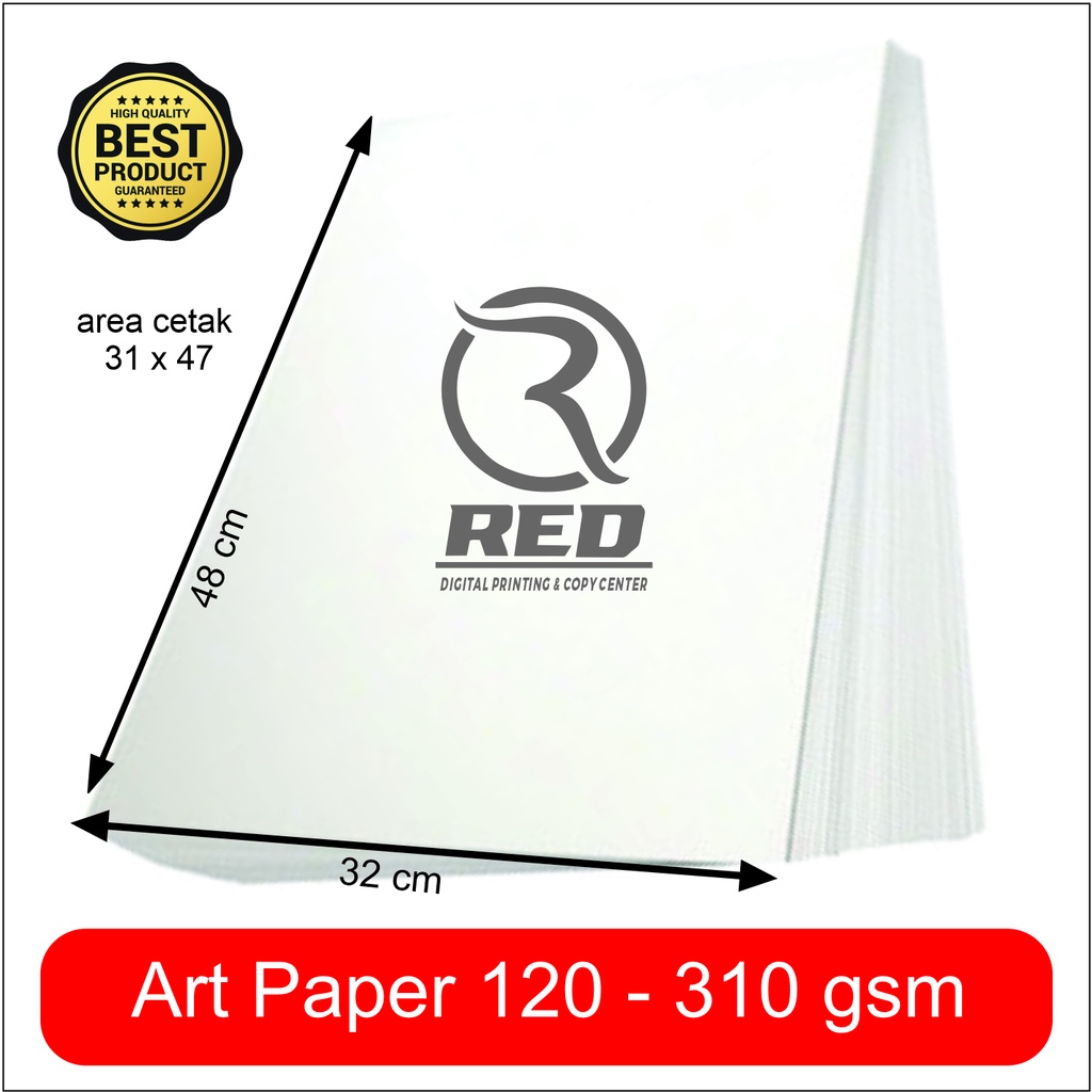 

Cetak Art Paper A3+ Full Colour (1pack=5Lbr)