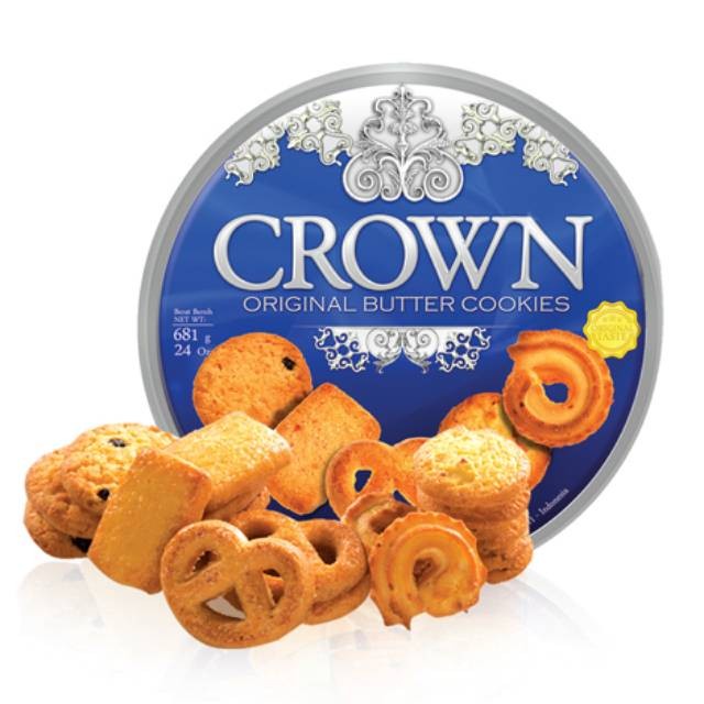 

SERENA Crown Butter Cookies 681gr biskuit kaleng mentega enak murah