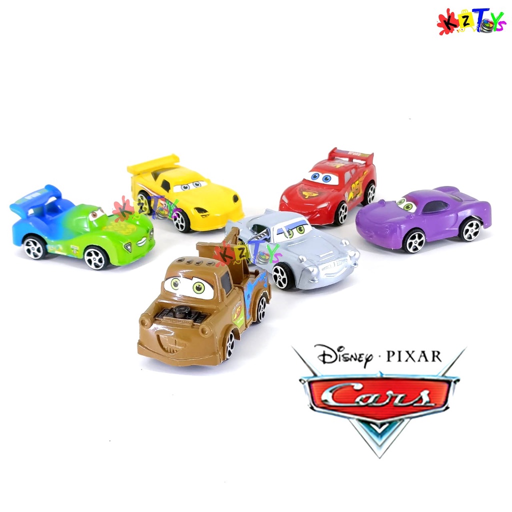 MAINAN CARS MOBIL DIECAST ISI 6 PCS CAR PULL BACK