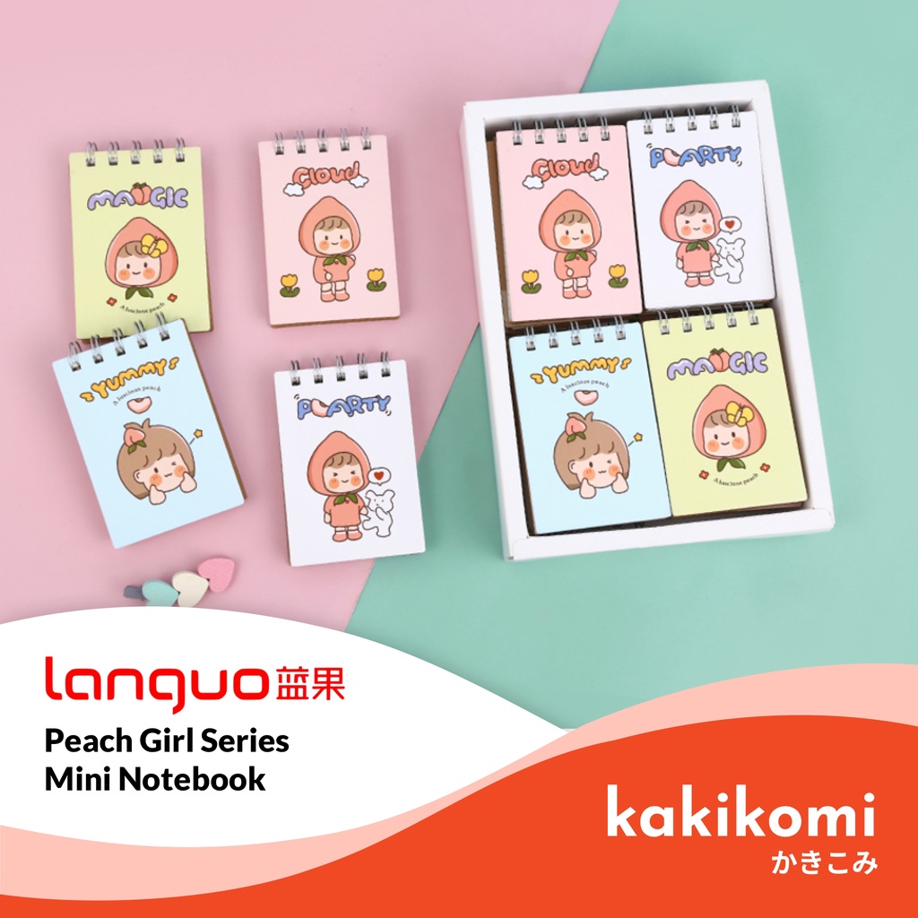 

Buku Catatan Mini Languo Peach Girl Series Mini Notepad