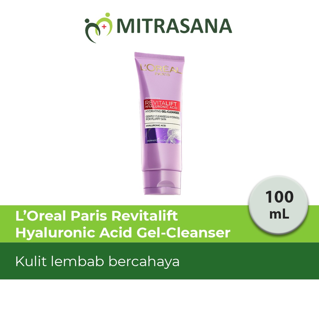 L'Oreal Paris Hyaluronic Acid Cleanser - 100ml - Skincare Pembersih Wajah Loreal