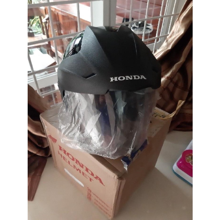 Terlaris Aws Helm Motor Honda Half Face Trx-3 Hmj-1 Original Ahm Sni