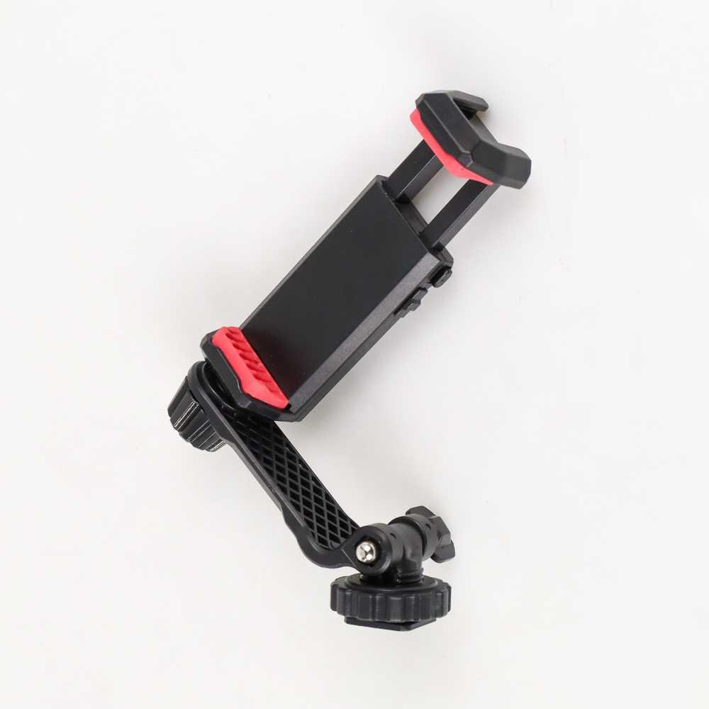 Smartphone Holder Clip Bracket Mount Tripod Monopod - XJ-14 - Black