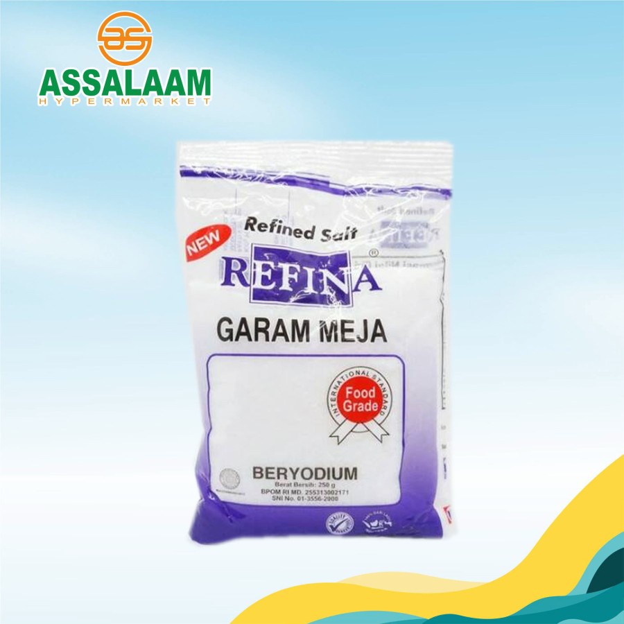 

REFINA GARAM MEJA MURNI 500GR /PCS