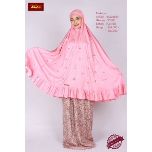 MUKENA DANNIS M220609 / MUKENA DANNIS ANAK & DEWASA