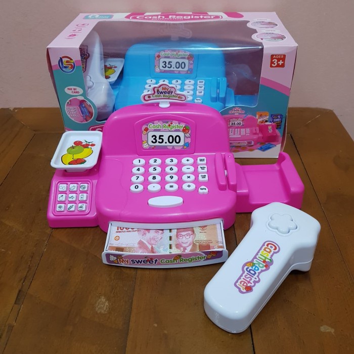 Mainan Cash Register Mesin Uang - Mainan Mesin Kasir Toko