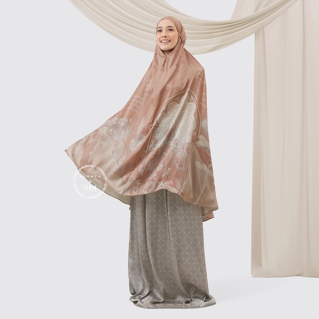 Mukena Travel Miraya x Senya Talavera Rosegold