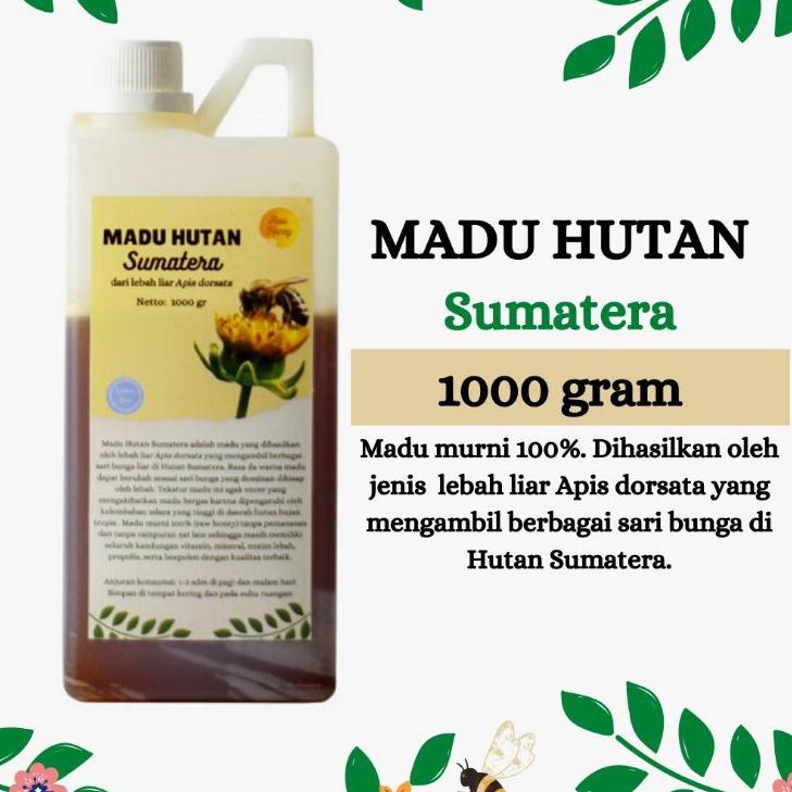 

◌ Hutan Asli Murni Raw Honey 1000 Gram ۩