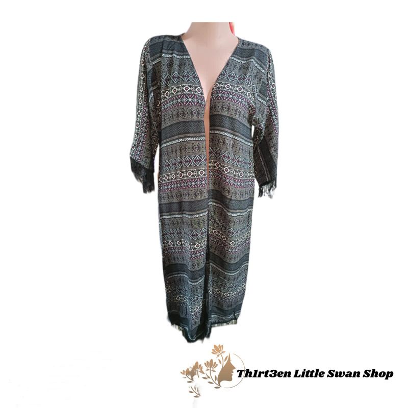 Cardigan Etnik motif Etnik Batak