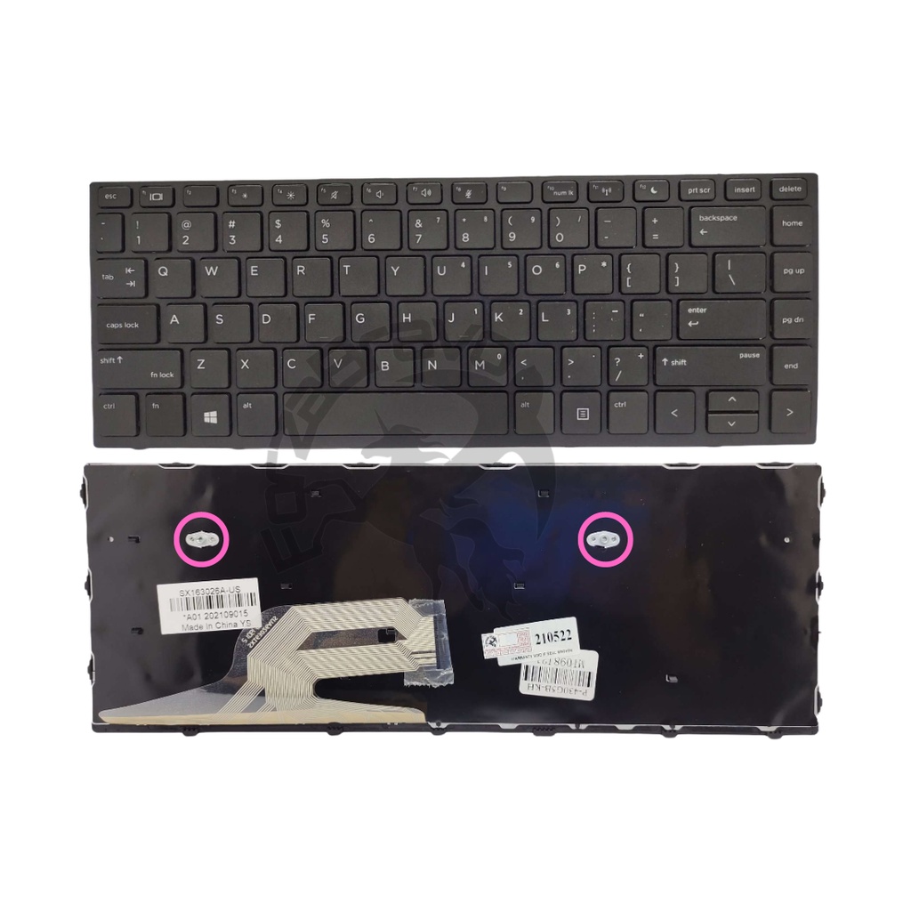 KEYBOARD HP PROBOOK 430 G5 430-G5 440 G5 440-G5 FIT HP ZHAN 66 PRO G1 - NO BACKLIGHT