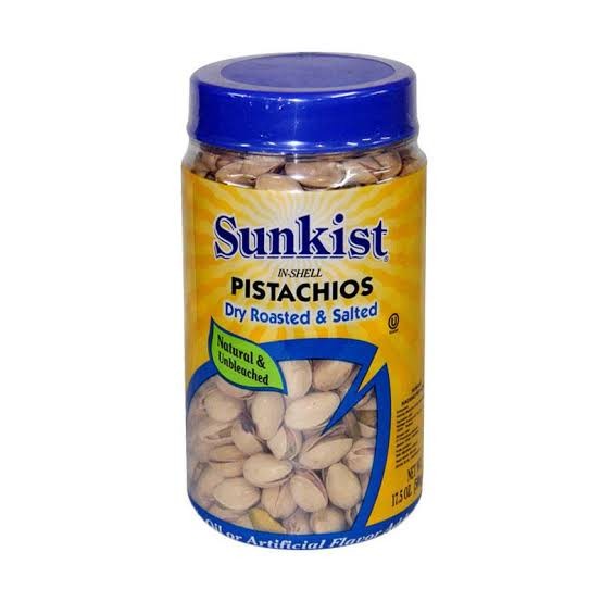 

Sunkist Pistachios Dry Roasted & Salted