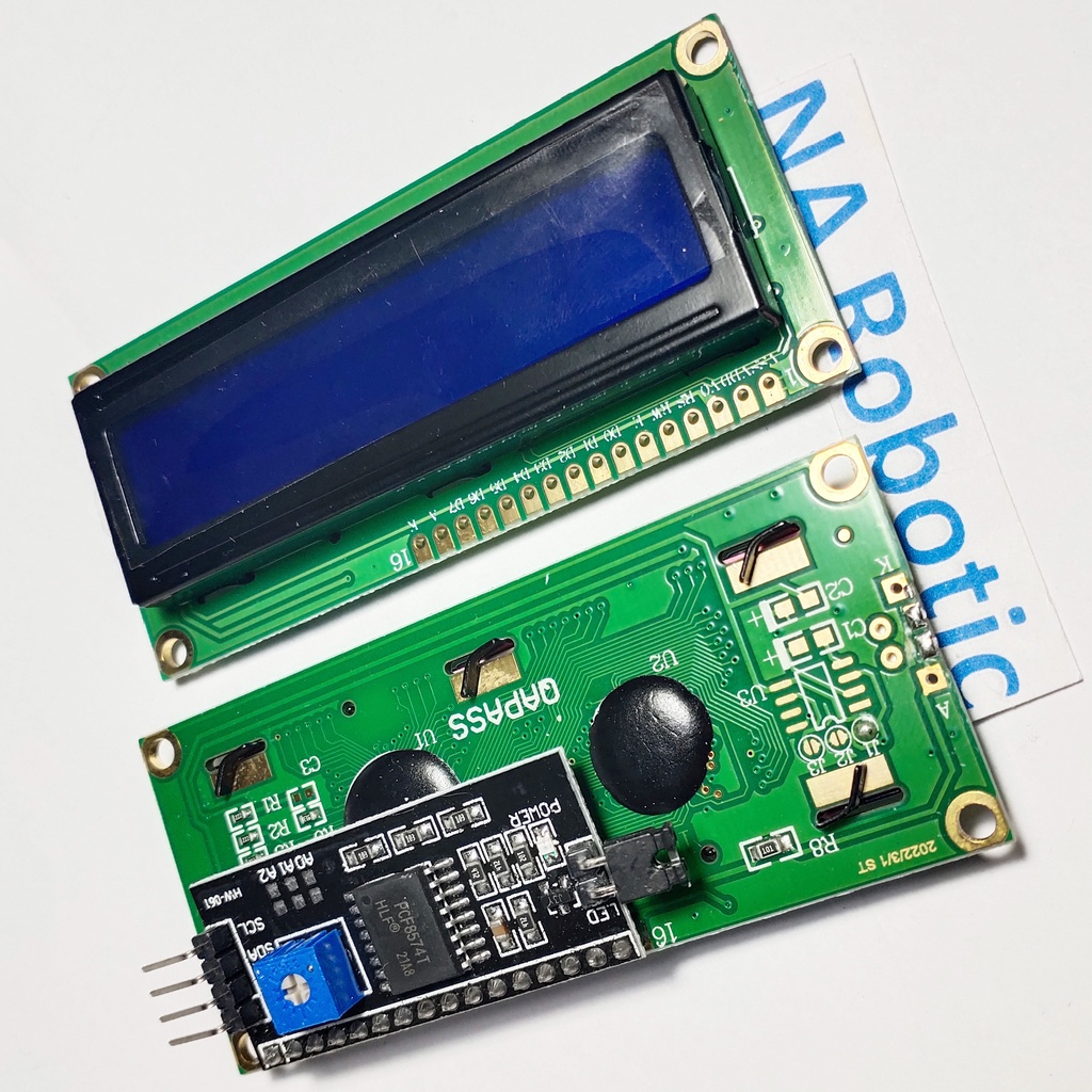 Jual LCD 1602 I2C IIC Module Blue | Shopee Indonesia