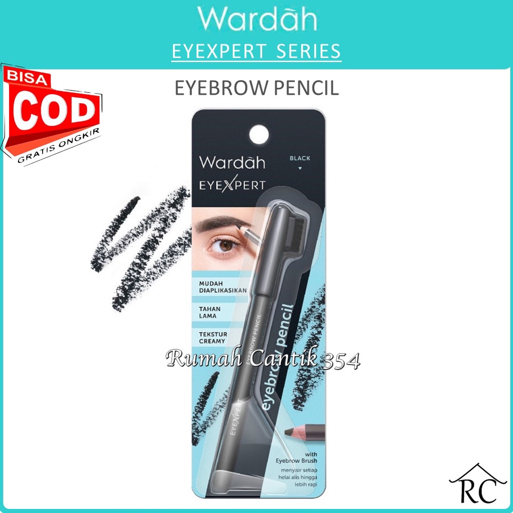 RUMAH CANTIK Wardah EyeXpert Eyebrow Pencil 1.14 g