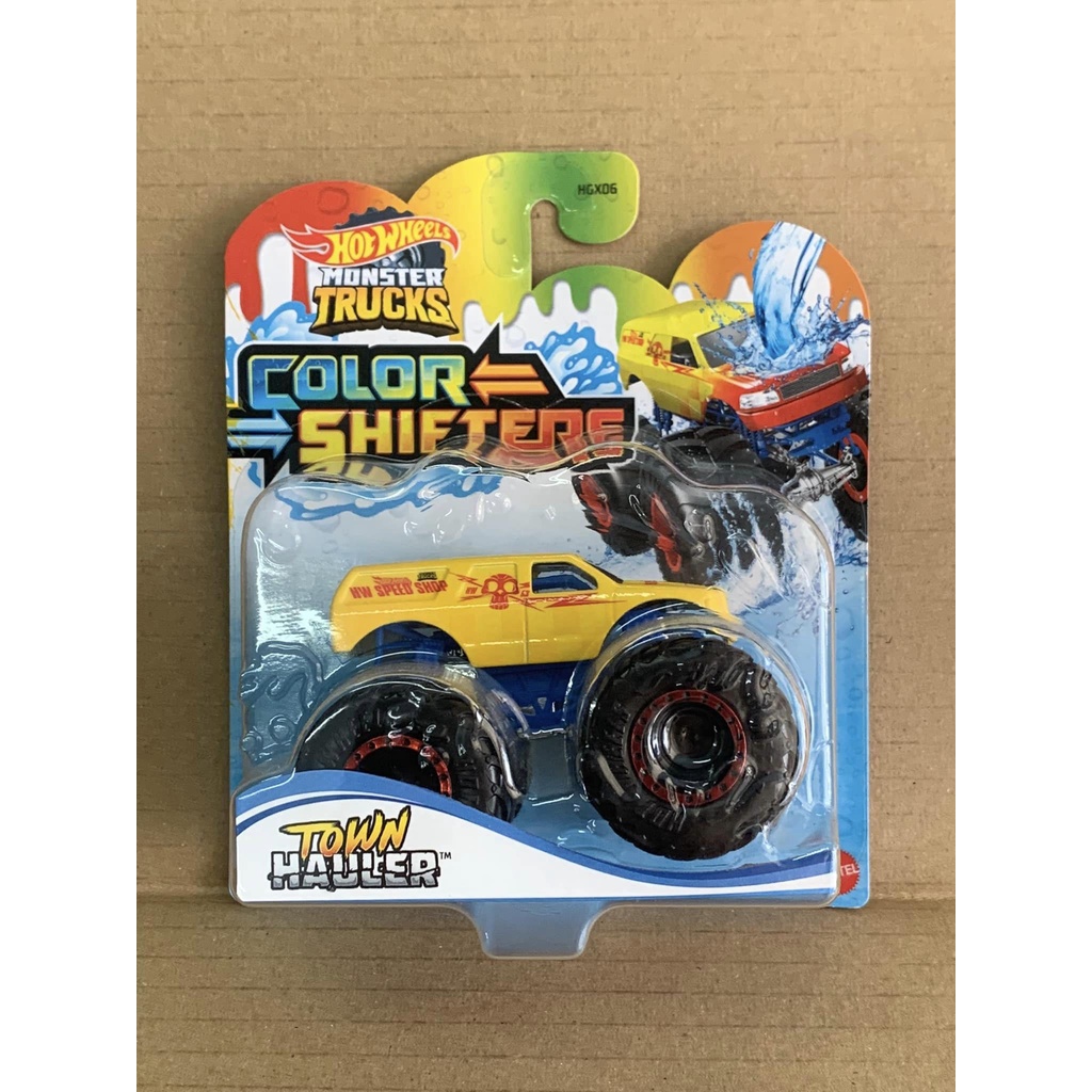 Hotwheels Monster Trucks Color Shifters Town Hauler