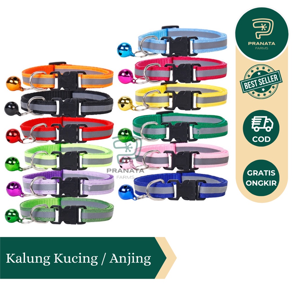 Kalung Kucing Lonceng / Kalung Untuk Kucing / Kalung Anjing lonceng / Kalung Berlonceng