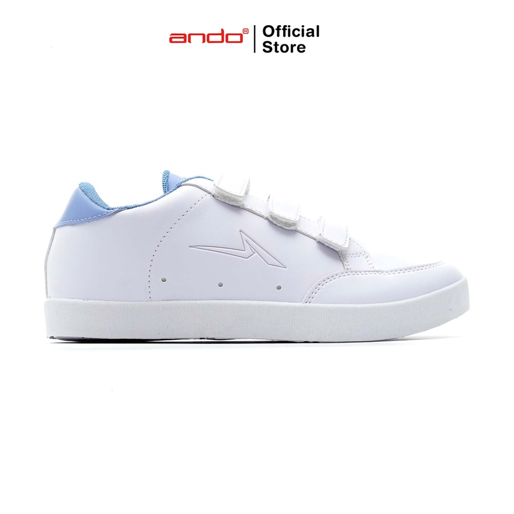 Ando Official Sepatu Layya V Wanita Dewasa - Putih/Biru Muda