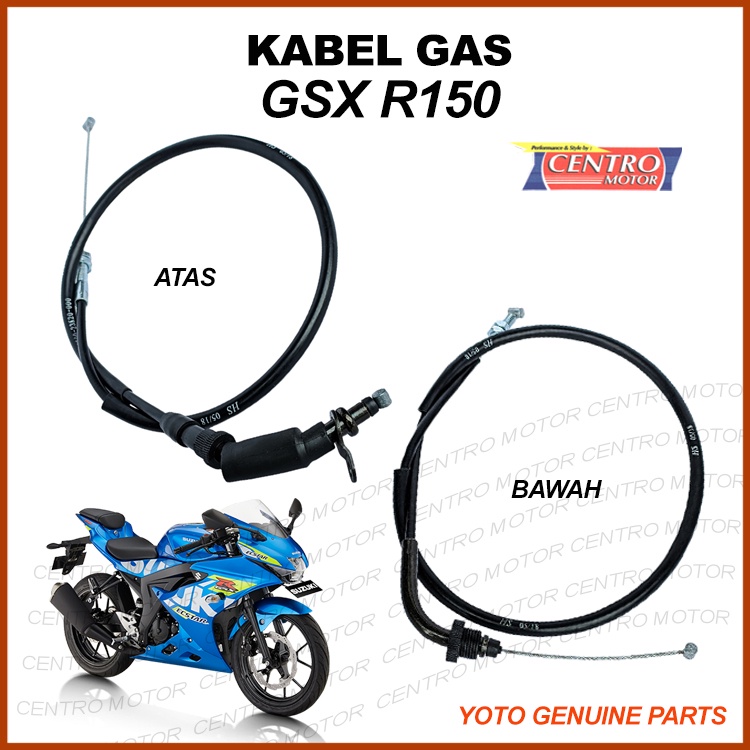 KABEL GAS GSX R150/S150. YOTO GENUINE PARTS